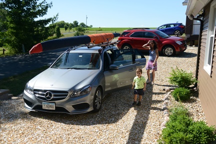 Arrival at the Lake House